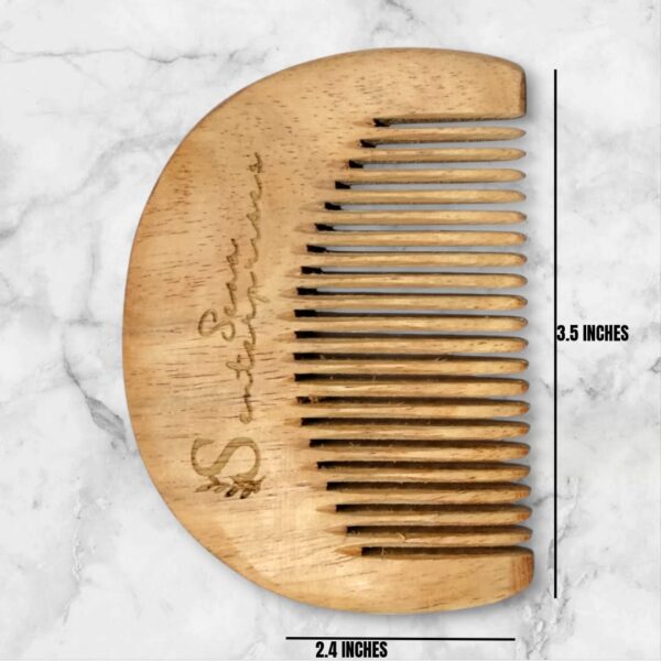 Wooden Beard Comb for Men – Stylish & Portable - Image 2