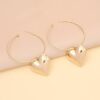 Heart Gold Twins Earring Long Round earring for Girls - Image 5