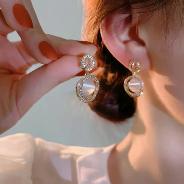 Seaa's Shining Diva Fashion Latest Stylish Earrings for Women and Girls (15096er) - Image 4