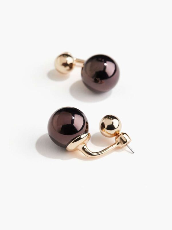 Seaa's magical black leopard print Earrings stud