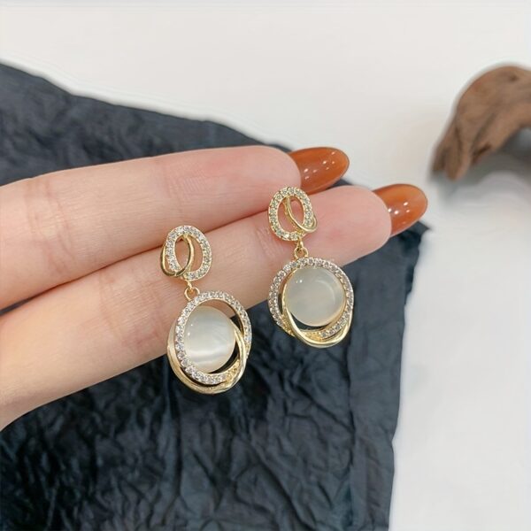 Seaa's Shining Diva Fashion Latest Stylish Earrings for Women and Girls (15096er) - Image 5